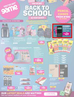 Game : Back To School (10 July - 29 July 2025), page 1