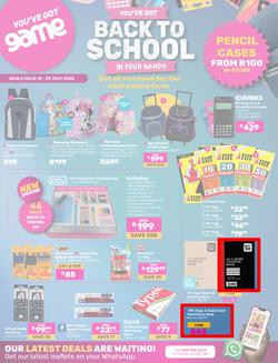 Game : Back To School (10 July - 29 July 2025), page 1