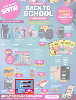 Game : Back To School (10 July - 29 July 2025), page 1