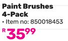 Pen + Gear Paint Brushes 4 Pack
