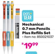 Pen + Gear Mechanical 0.7mm Pencils Plus Refills Set