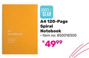 Pen + Gear A4 120 Page Spiral Notebook