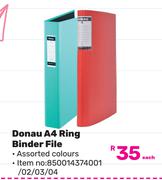 Donau A4 Ring Binder File-Each