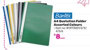Bantex A4 Quotation Folder-Each