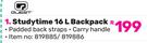Quest Studytime 16L Backpack