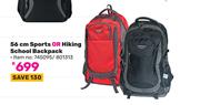 Edison 56cm Sports Or Hiking School Backpack