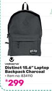 Volkano Distinct 15.6" Laptop Backpack Charcoal