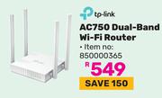 TP-Link AC750 Dual Band WiFi Router