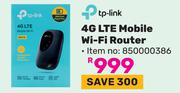 TP-Link 4G LTE Mobile WiFi Router