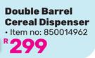 Mainstays Double Barrel Cereal Dispenser