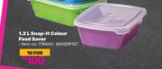 Otima 1.2L Snap It Colour Food Saver-For 10