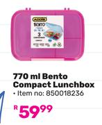 Addis 770ml Bento Compact Lunchbox