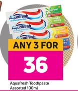 Aquafresh Toothpaste Assorted-For Any 3 x 100ml