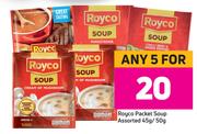 Royco Packet Soup Assorted-For Any 5 x 45g/ 50g