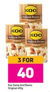 Koo Samp & Beans Original-For 3 x 410g