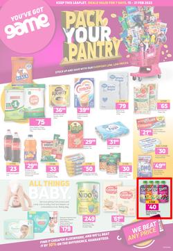 Game : Pack your Pantry (15 February - 21 February 2022), page 1