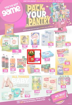 Game : Pack your Pantry (15 February - 21 February 2022), page 1