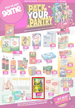 Game : Pack your Pantry (15 February - 21 February 2022), page 1