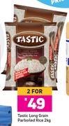 Tastic Long Grain Parboiled Rice-For 2 x 2kg