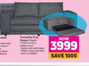 Tranquility Grey Sleeper Couch