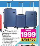 Travel Wize 3 Piece Cyclone Series Travel Set