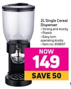 2Ltr Single Cereal Dispenser