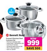 Bennett Read Finesse 6 Stainless Steel Cookware Set
