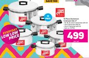 Hart 10 Piece Aluminum Cookware Set J7-Per Set