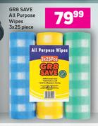 GRB Save All Purpose Wipes-3 x 25 Piece