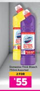 Domestos Thick Bleach Assorted-For 2 x 750g