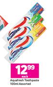 Aquafresh Toothpaste Assorted-100ml Each