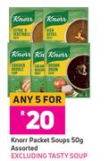 Knorr Packet Soups Assorted-For Any 5 x 50g