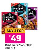 Raja Curry Powder Assorted-For Any 3 x 100g