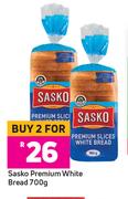 Sasko Premium White Bread-For 2 x 700g