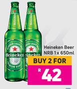 Heineken Beer NRB 1-For 2 x 620ml