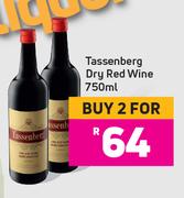 Tassenberg Dry Red Wine-For Any 2 x 750ml