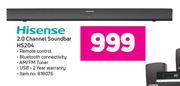 Hisense 2.0 Channel Soundbar HS204