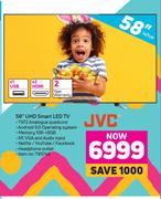 JVC 58" UHD Smart LED TV
