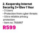Kaspersky Internet Security 3 + 1 Device 1 Year