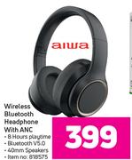 Aiwa Wireless Bluetooth Headphone With ANC