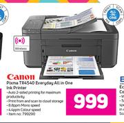 Canon Pixma TR4540 Everyday All In One Ink Printer