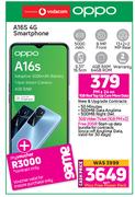 Oppo A16S 4G Smartphone-On 1GB Red Top Up Core More Data