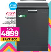 Defy 13 Place Manhattan Grey Dishwasher DDW232