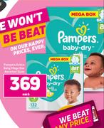 Pampers Active Baby Mega Box Assorted Sizes-Each