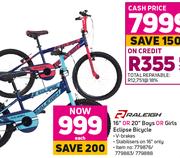 Raleigh 16" Or 20" Boys Or Girls Eclipse Bicycle-Each