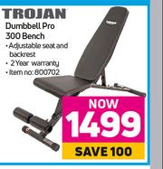 Trojan dumbbell best sale pro 300 bench