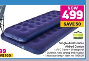 Campmaster Single & Double Airbed Combo