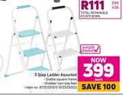 Simple Choice 3 Stel Ladder Assorted-Each