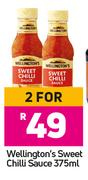 Wellington's Sweet Chilli Sauce-For 2 x 375ml