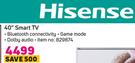 Hisense 40" (101cm) Smart TV